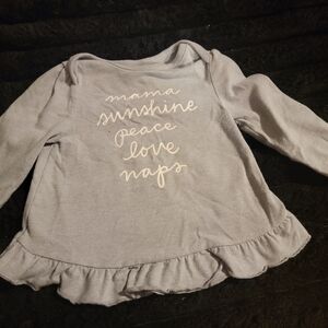 Cat & Jack Gray Long Sleeve Top